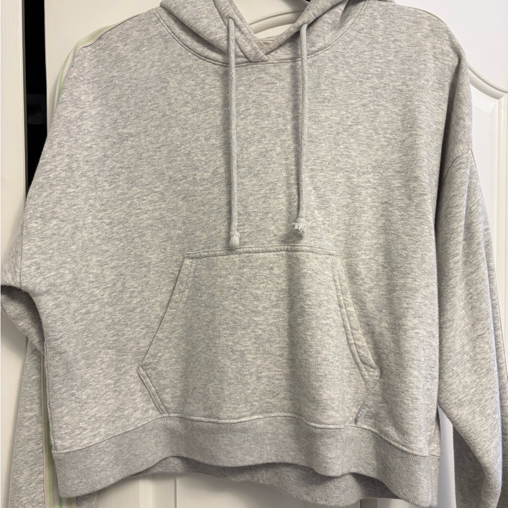 🌟2/$20 🌟TNA Gray Hoodie with Striped Sleeve